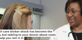 A doctor at the National Cancer Institute talks with a patient. National Cancer Institute on Unsplash, CC BY